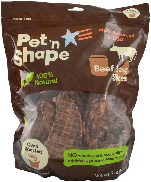 Pet 'n Shape Roasted Beef Lung Treats