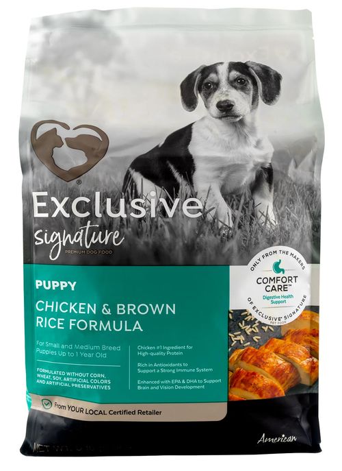 Purina Exclusive Puppy Food, Chicken/Brown Rice