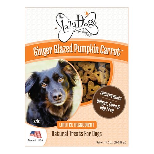 Ginger Glazed Pumpkin Carrot Crunchy Cookies Natural Treats for Dogs