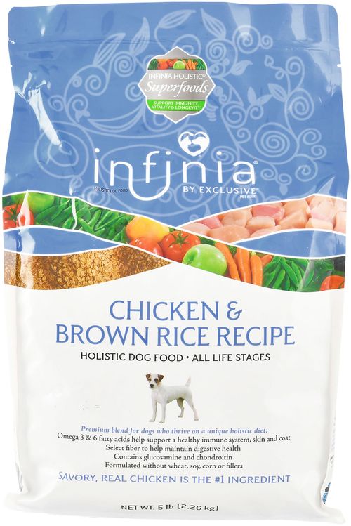 Infinia Chicken & Brown Rice Dog Food