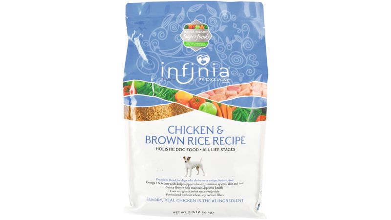 Infinia chicken and rice dog food hotsell