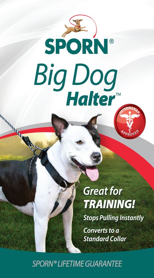 Sporn Big Dog Halter, Black