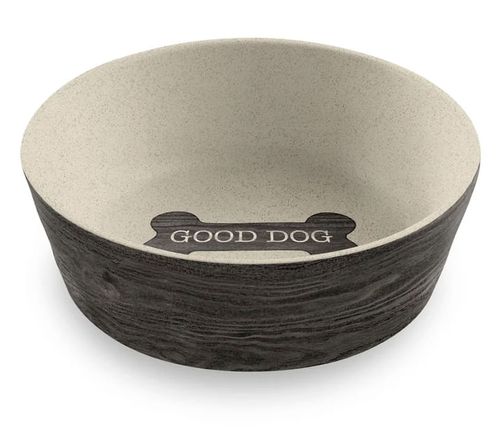 Blackened Wood Bone Bowl