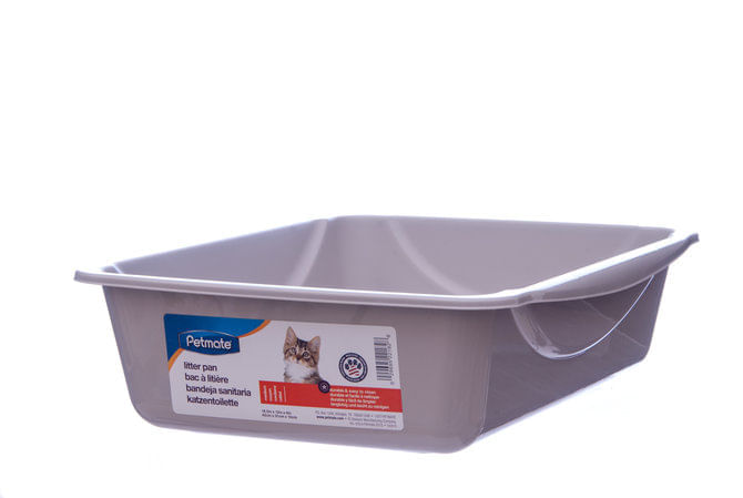 Petmate Basic Cat Litter Pan, Medium - Lambert Vet Supply | Dog, Cat ...