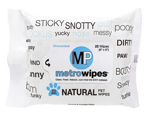 Metro Wipes Natural Unscented Pet Wipes