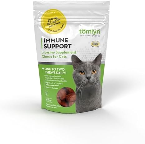 L-Lysine Immune Support Chews for Cats, 30 count