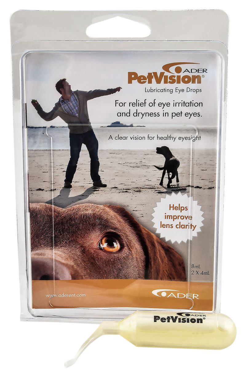 PetVision Lubricating Eye Drops for Dogs and Cats, 8 mL Lambert Vet