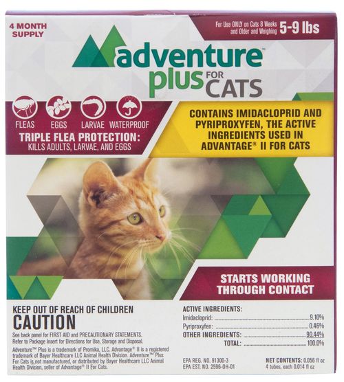 Adventure Plus for Cats, 4-pack