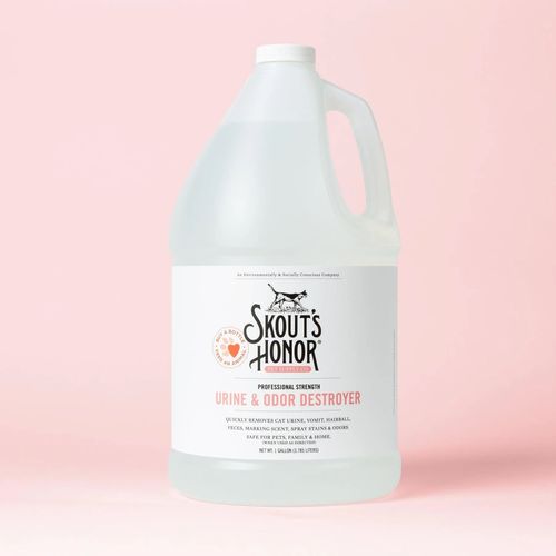 Skout's Honor Cat Urine & Odor Destroyer, 128 oz