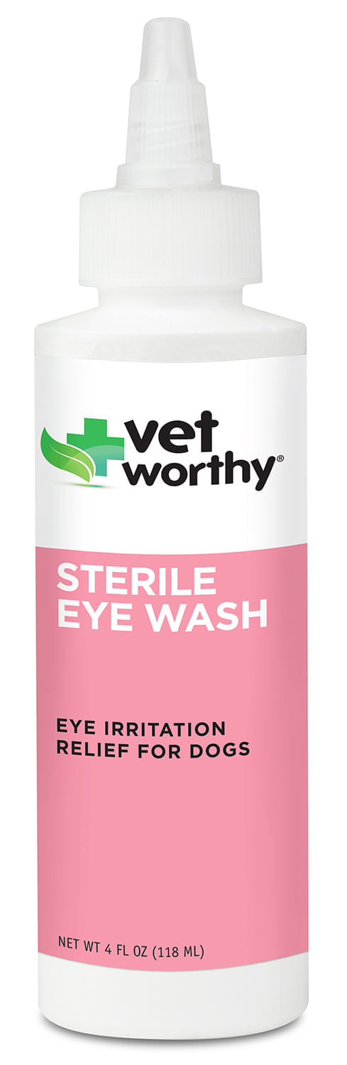 Vet Worthy Sterile Eye Wash for Dogs, 4 oz