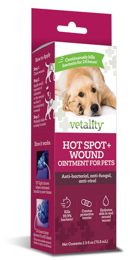 Nu stock for dog hot spots best sale