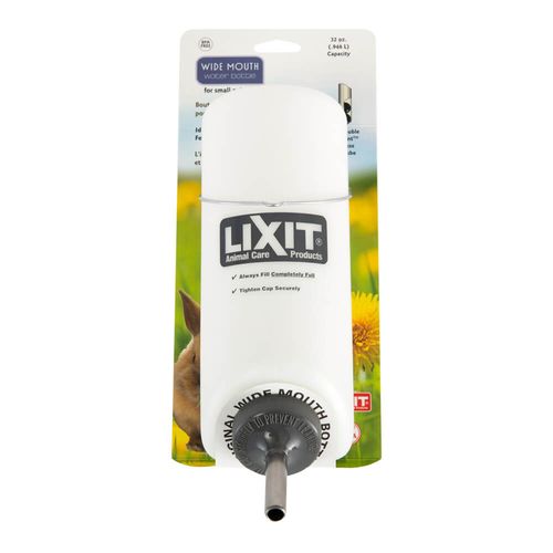 Lixit Plastic Wide Mouth Bottle