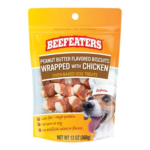 Beefeaters Peanut Butter Biscuits Wrapped with Chicken