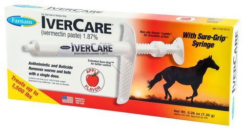 IverCare Paste Horse Dewormer, 1-dose