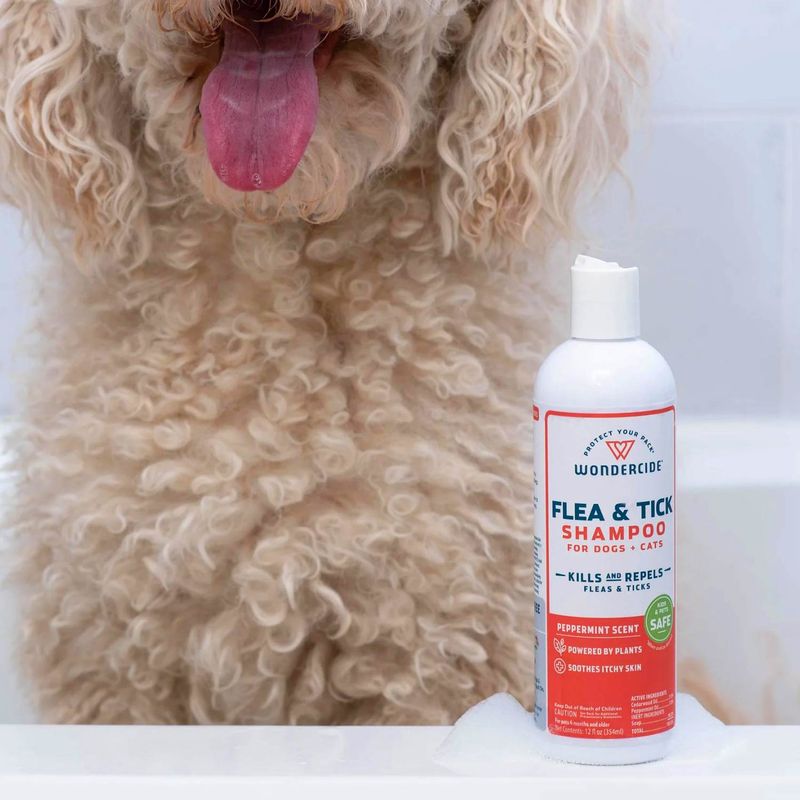 Wondercide Flea & Tick Shampoo for Dogs + Cats, 12oz., Peppermint