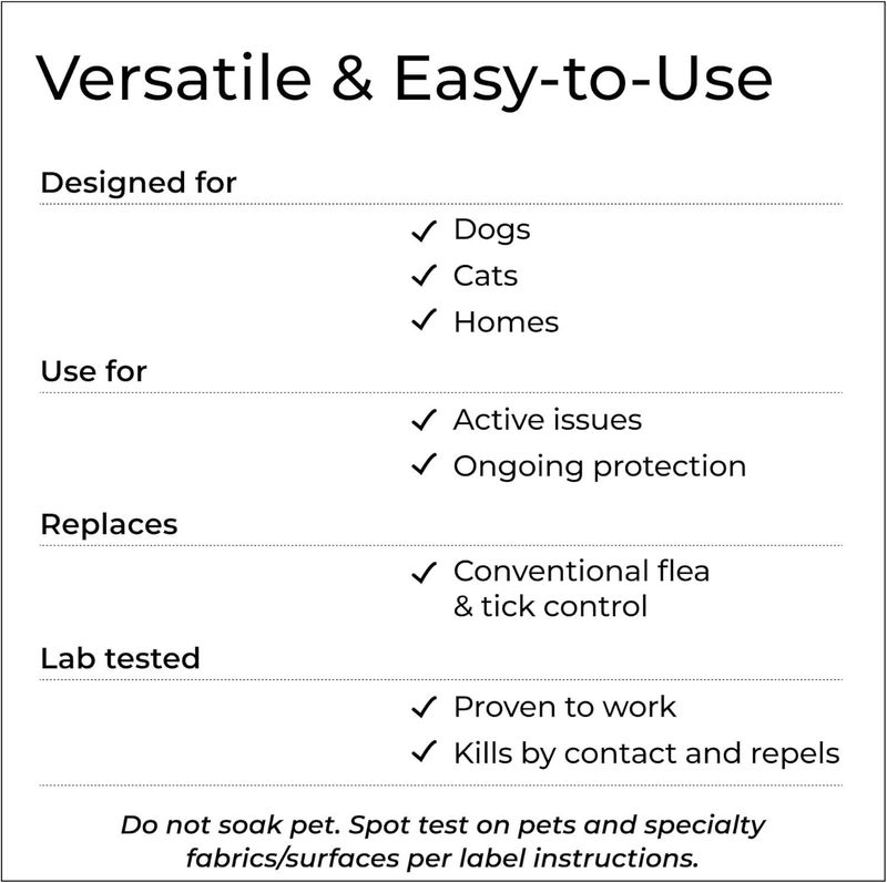 Wondercide Flea, Tick & Mosquito Control Spray for Pets + Home, 4 oz, Cedar